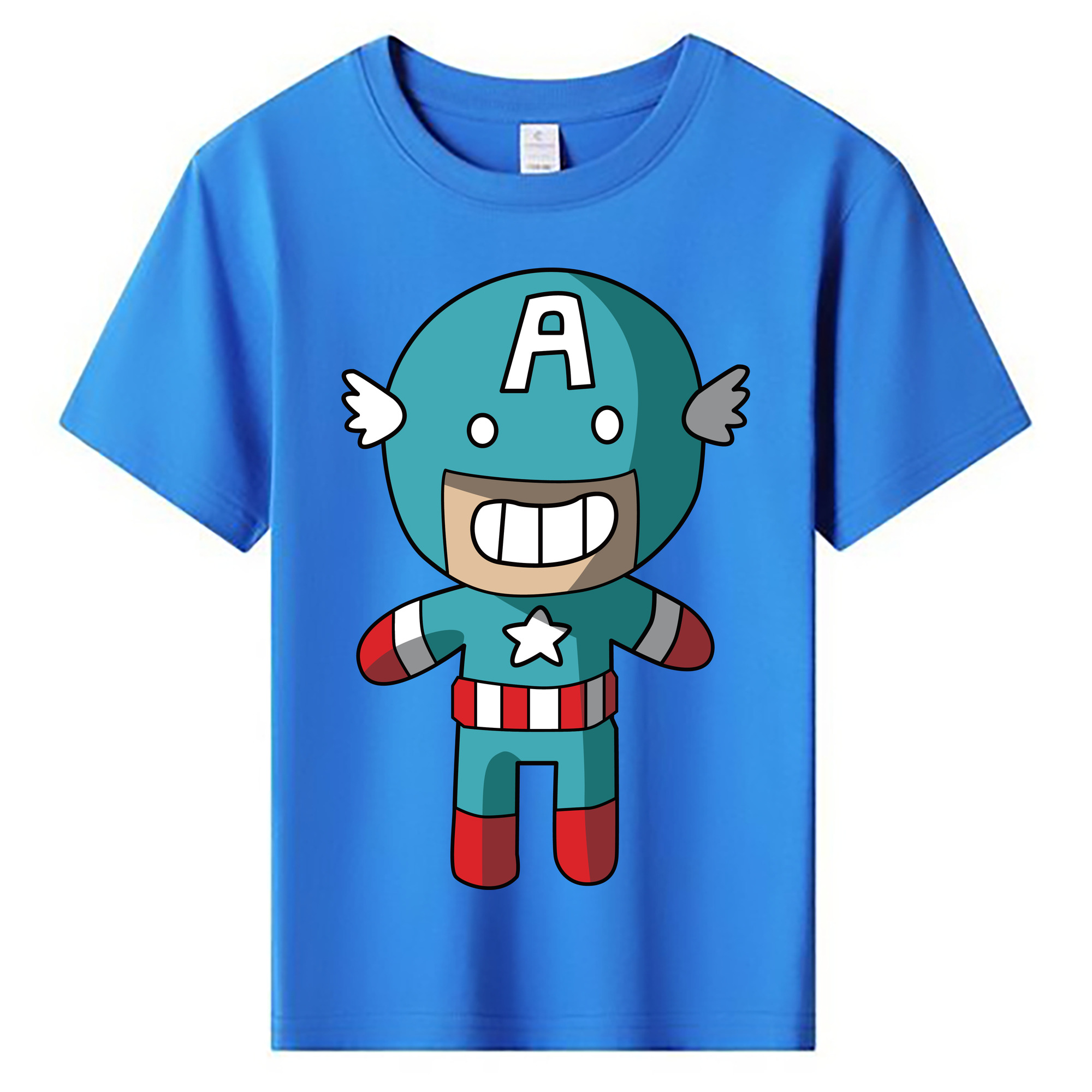（画像用） アベンジャーズ The Avengers 綿100％キッズTシャツ（フロントプリント）